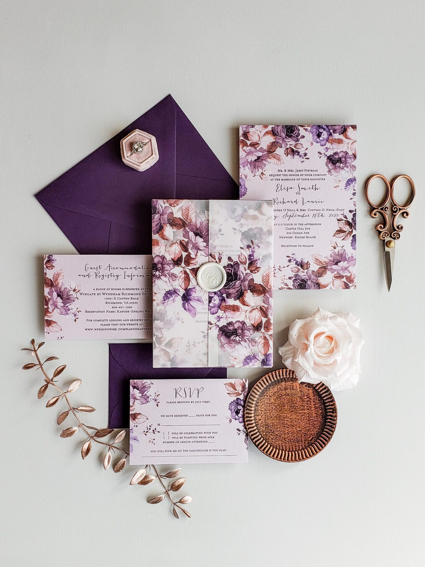[vc_row][vc_column][vc_column_text]Purchase this listing to get a sample of our Covington wedding invitation suite.

The sample includes:

• 5.25