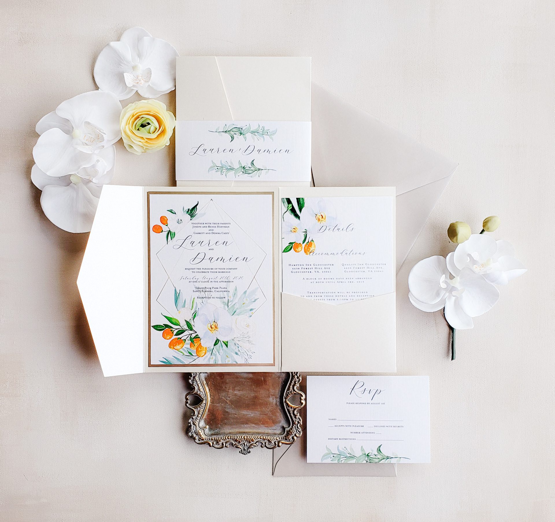 [vc_row][vc_column][vc_column_text]Purchase this listing to get a sample of our <b>Mesa </b>wedding invitation suite.

<strong>The sample includes:</strong>

• 5.25