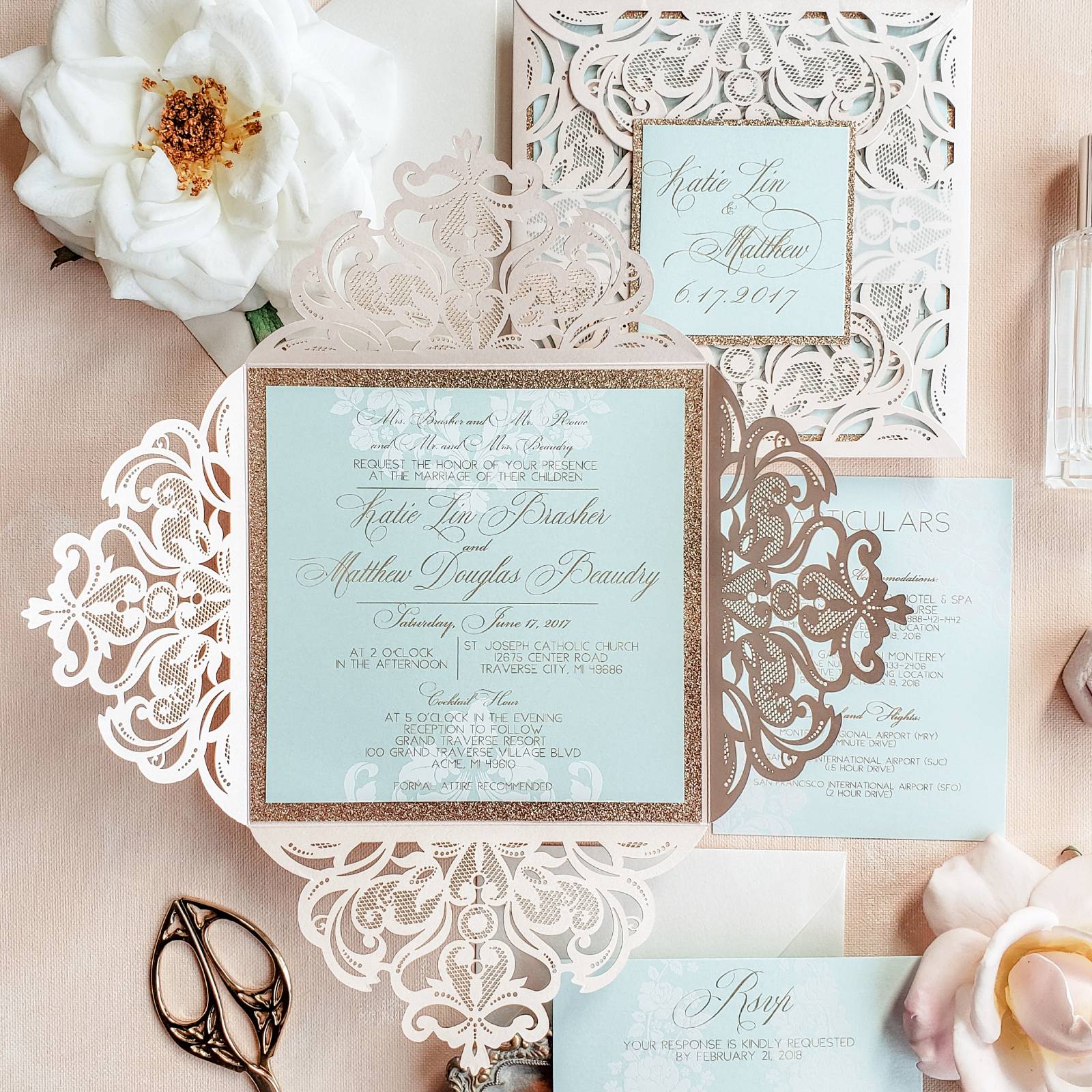 [vc_row][vc_column][vc_column_text]Purchase this listing to get a sample of our Begonia wedding invitation suite.

The sample includes:

• 6