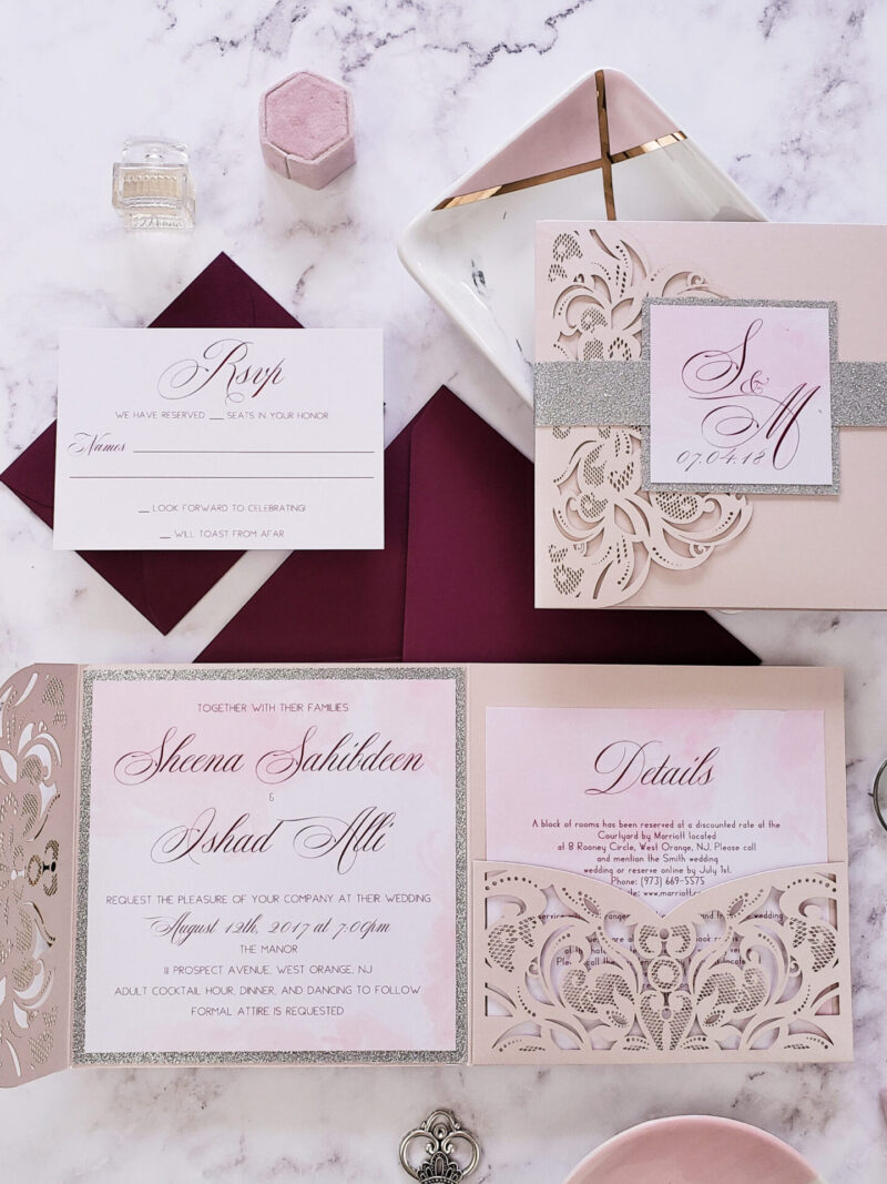 Blush Wedding Invitations