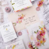 colorful vellum wedding invitations