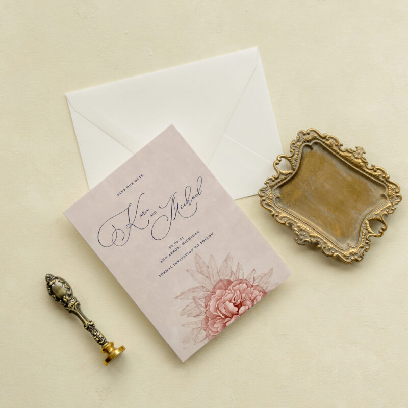 Save the date card - Cabot design