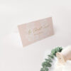 escort cards placecards pink