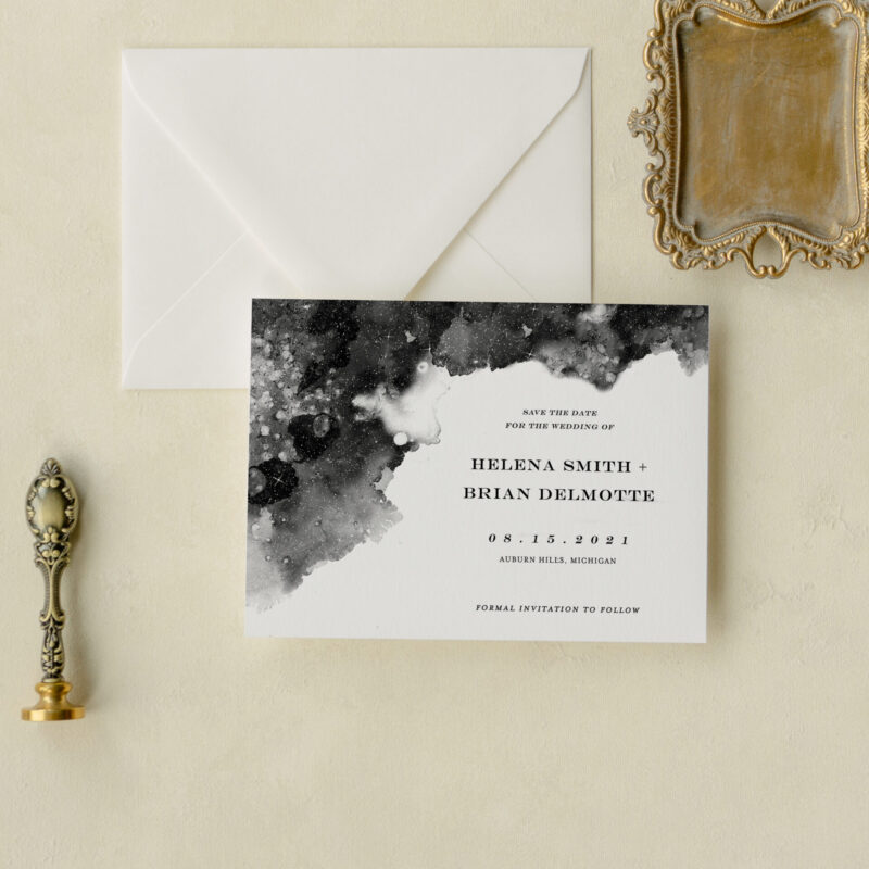 Save the date card - Belgrado design