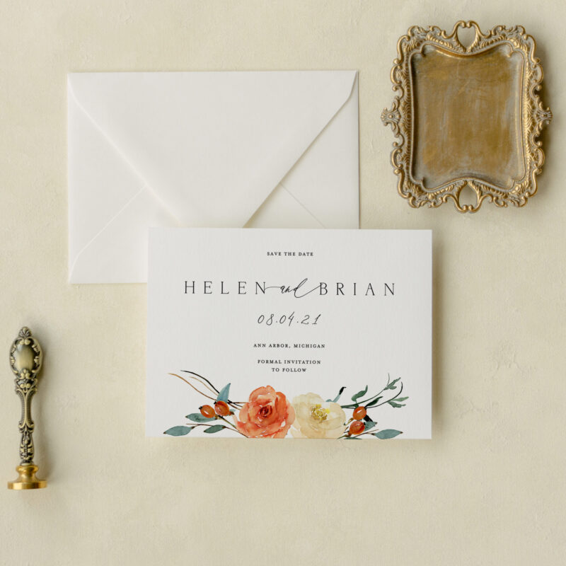 Save the date card - Cortina design