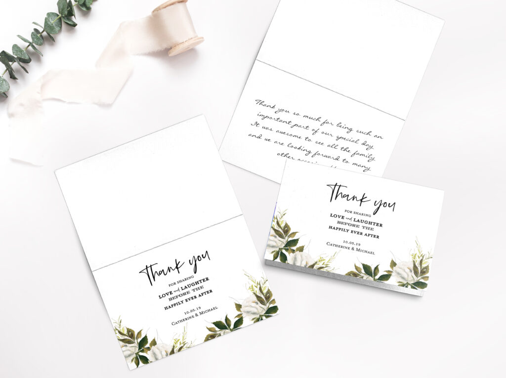 [vc_row][vc_column][vc_wp_text]
THANK YOU CARDS
A little thanks goes a long way. Let friends and family know how much you appreciate them with these genuine, custom thank you notes that are as thoughtful as they are beautiful.[/vc_wp_text][vc_row_inner][vc_column_inner width=
