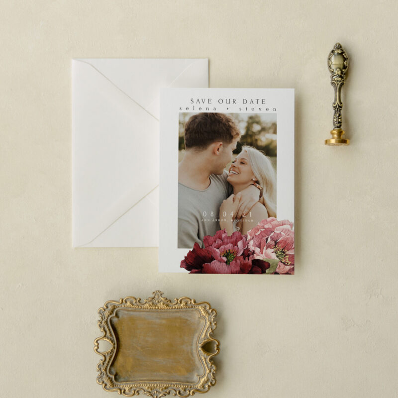 Save the date card - Heavenly design