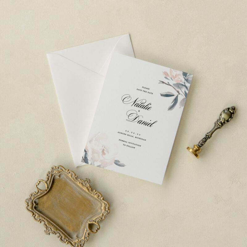 Save the date card - Helsinki design