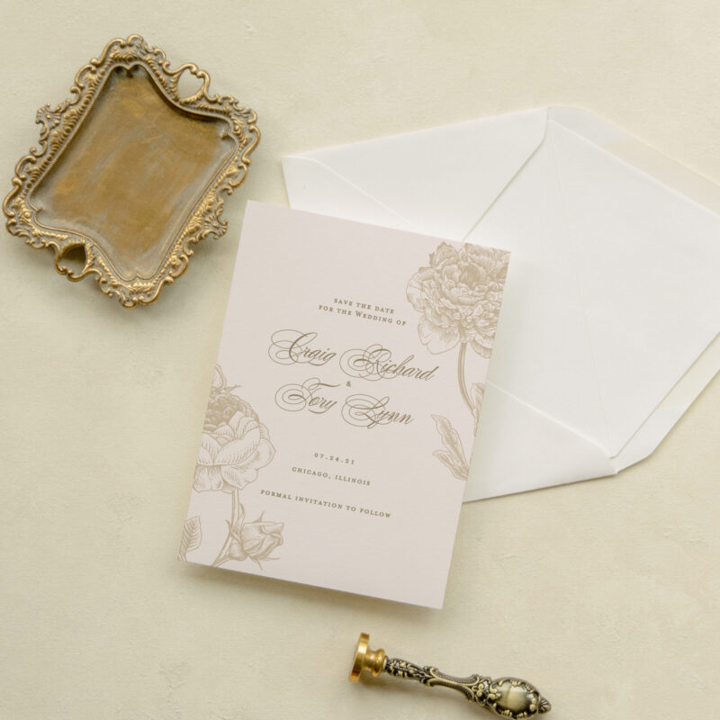 Save the date card - Innsbruck design