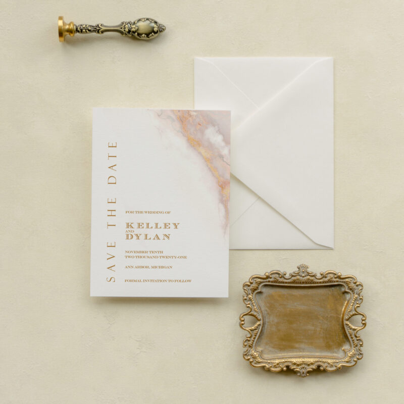 Save the date card - Istanbul design