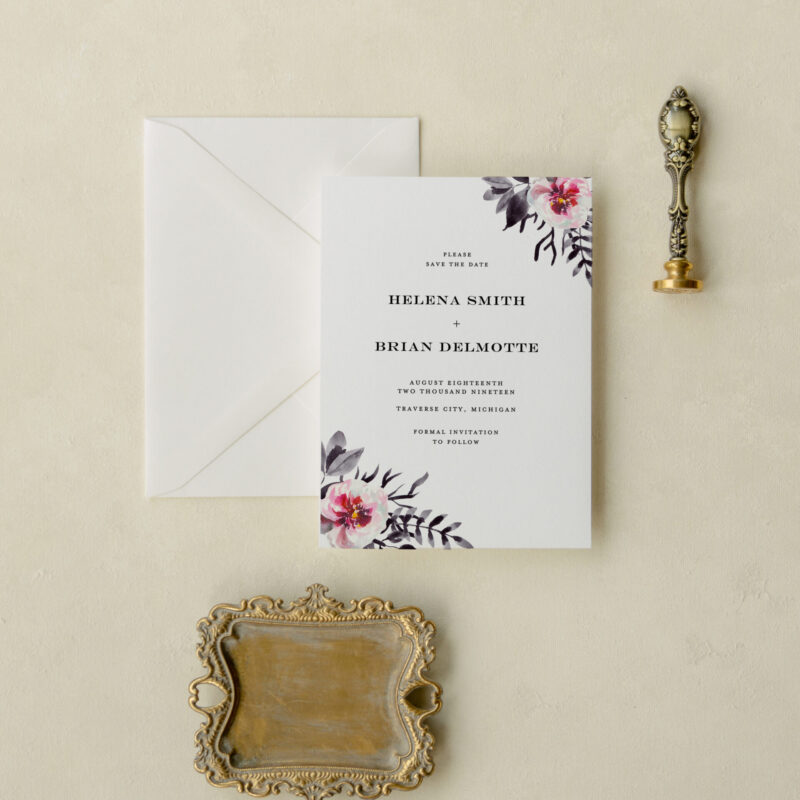 Save the date card - Oslo design