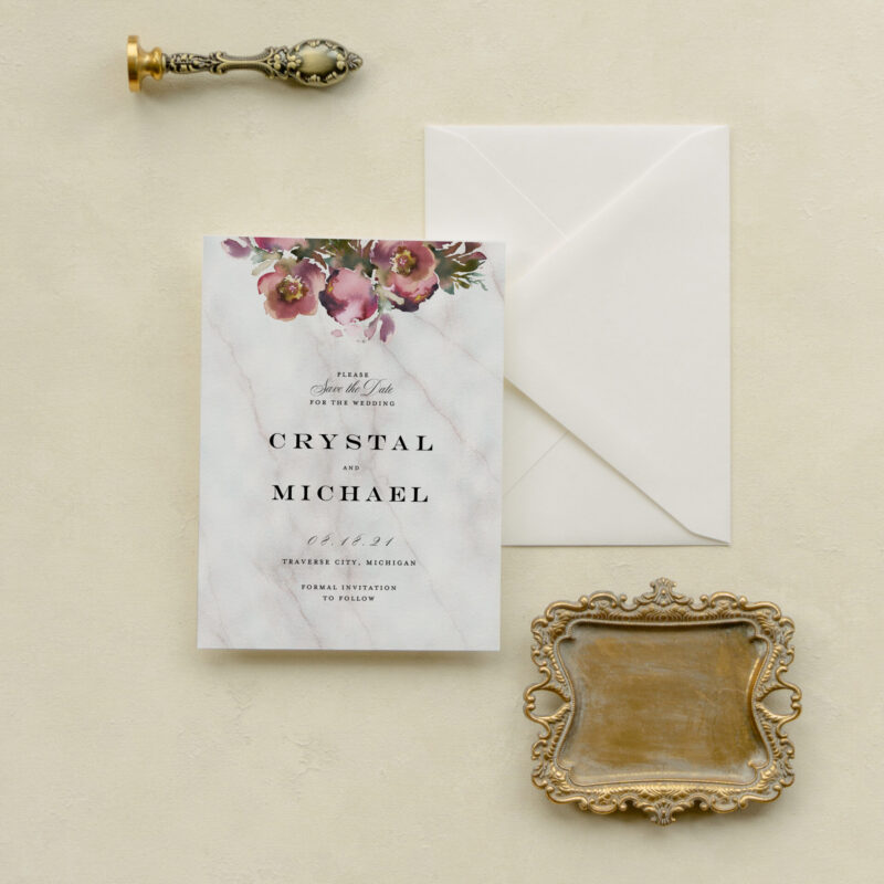 Save the date card - Paris design