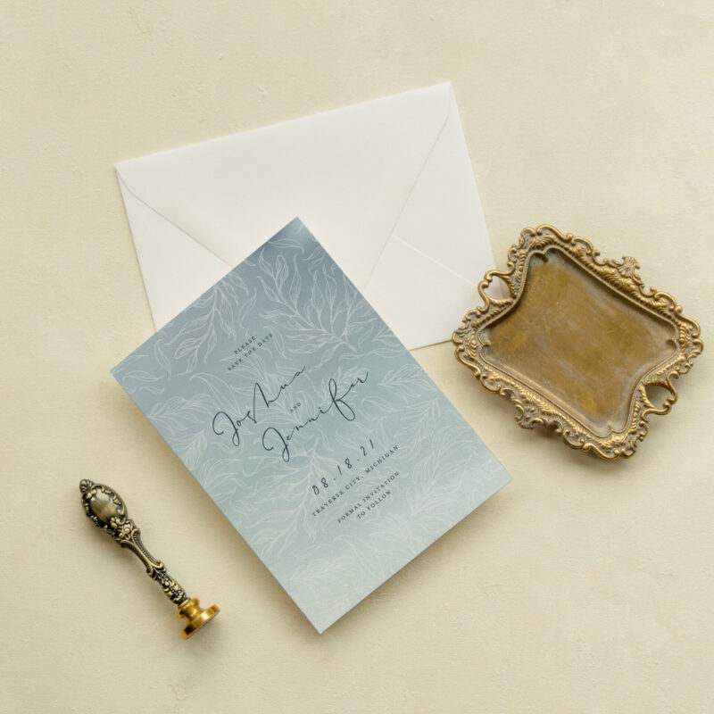 Save the date card - Portofino design