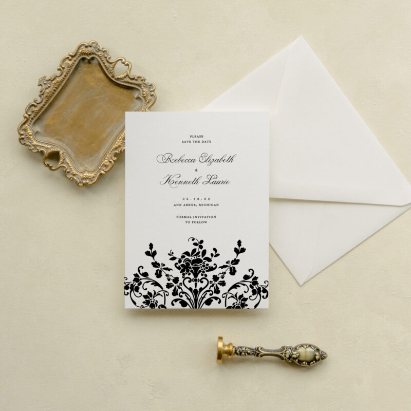 Save the date card - Real design