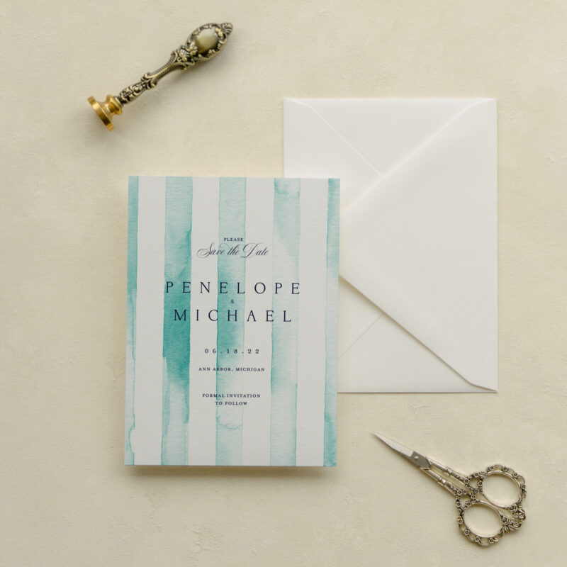 Save the date card - Relaxing design