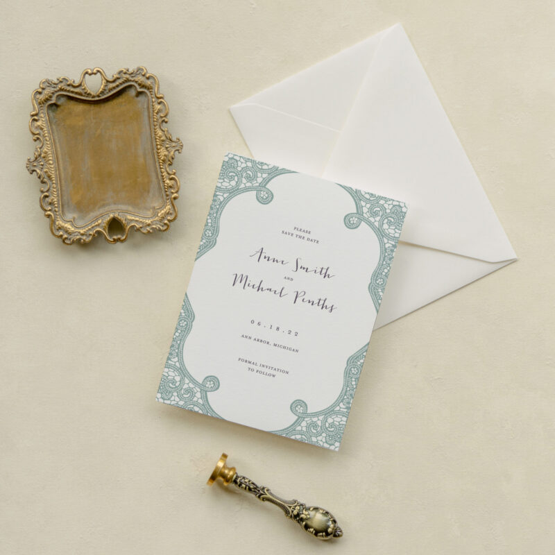 Save the date card - Roslindale design
