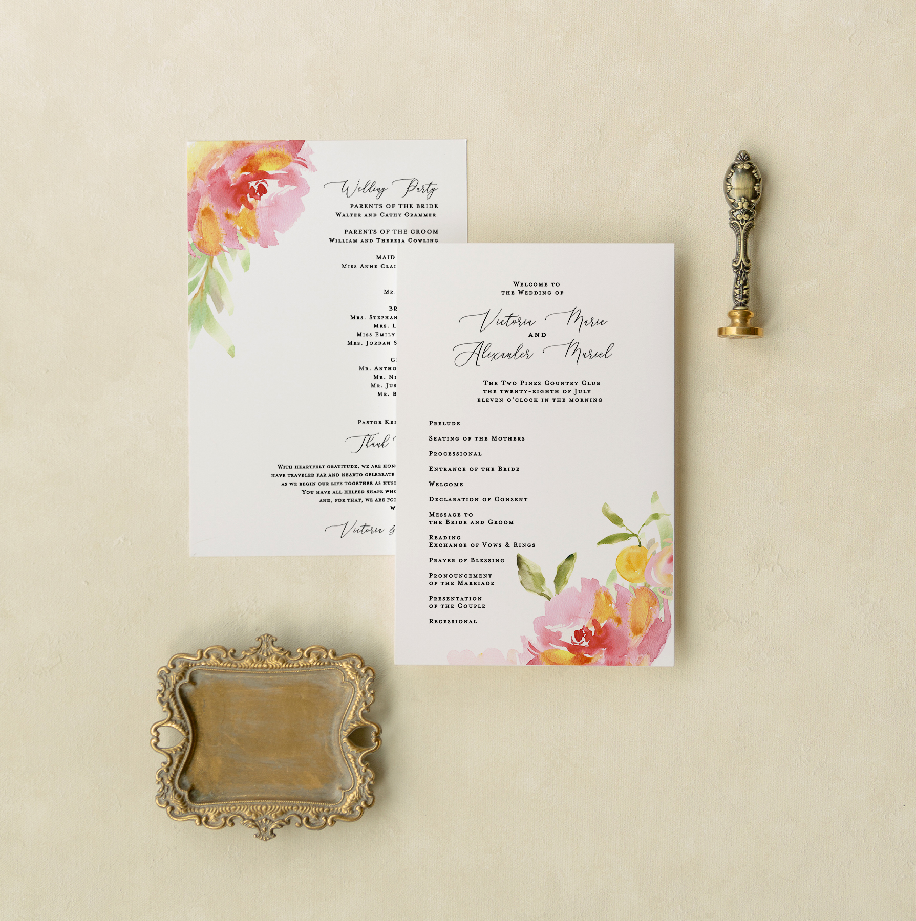 Elegant Ivory Floral Vellum Jackets Wedding Invitation Cards CDI048