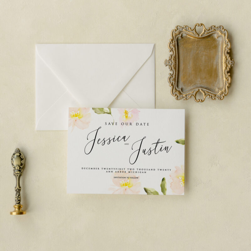 Save the date card - Tivoli design
