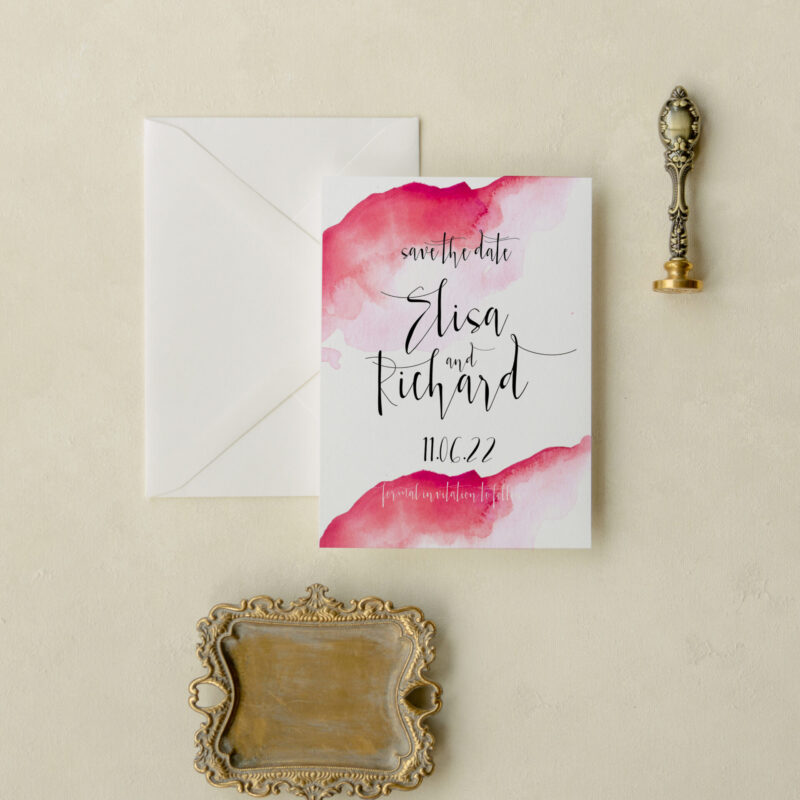 Save the date card - Vacaville design