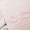blush wedding invitations