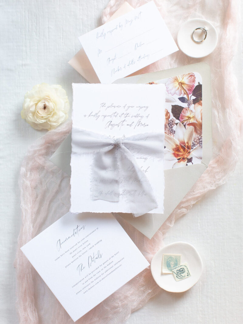 Wedding invitation suite