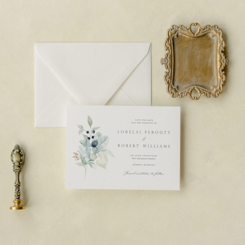 Save the date card - Crete design