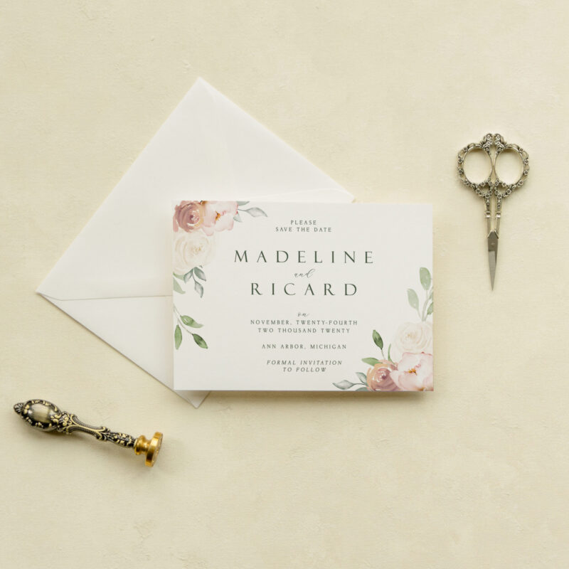 Save the date card - Holland design