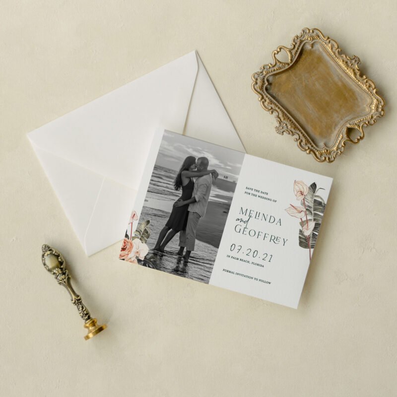 Save the date card - Oaxaca design