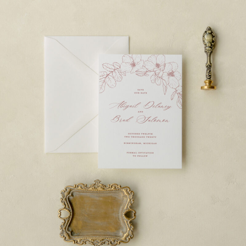 Save the date card - Rotterdam design
