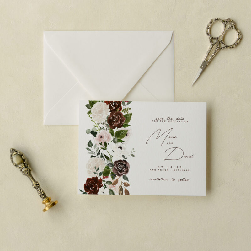 Save the date card - Tirol design
