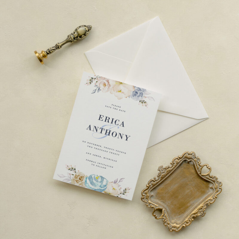 Save the date card - Toulouse design