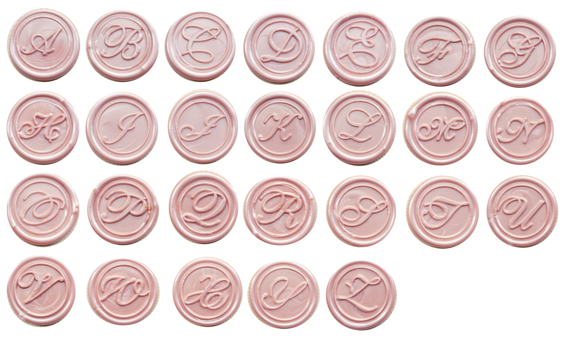 alphabet wax seal