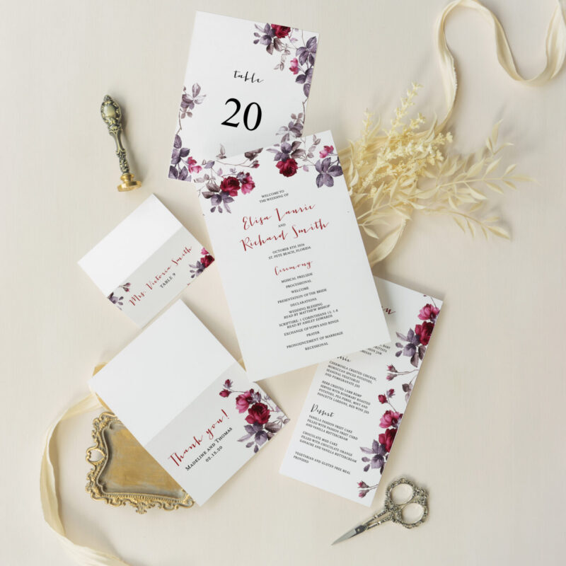 Wedding accessories - Aster design