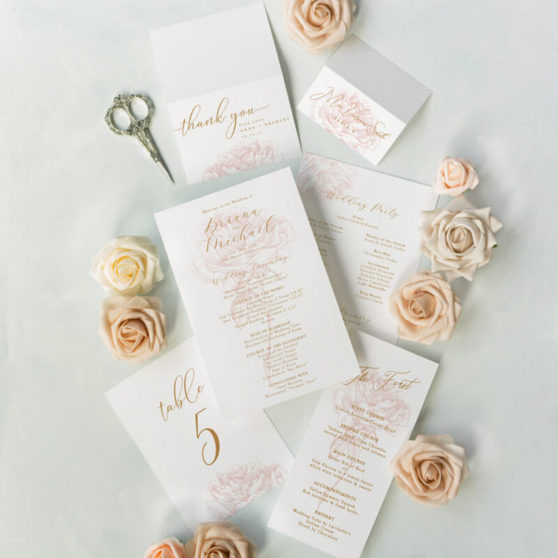 Wedding accessories - Blossomed design