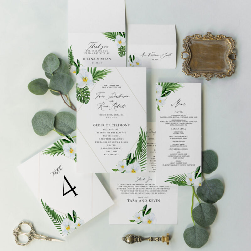 Wedding accessories - Cozumel design