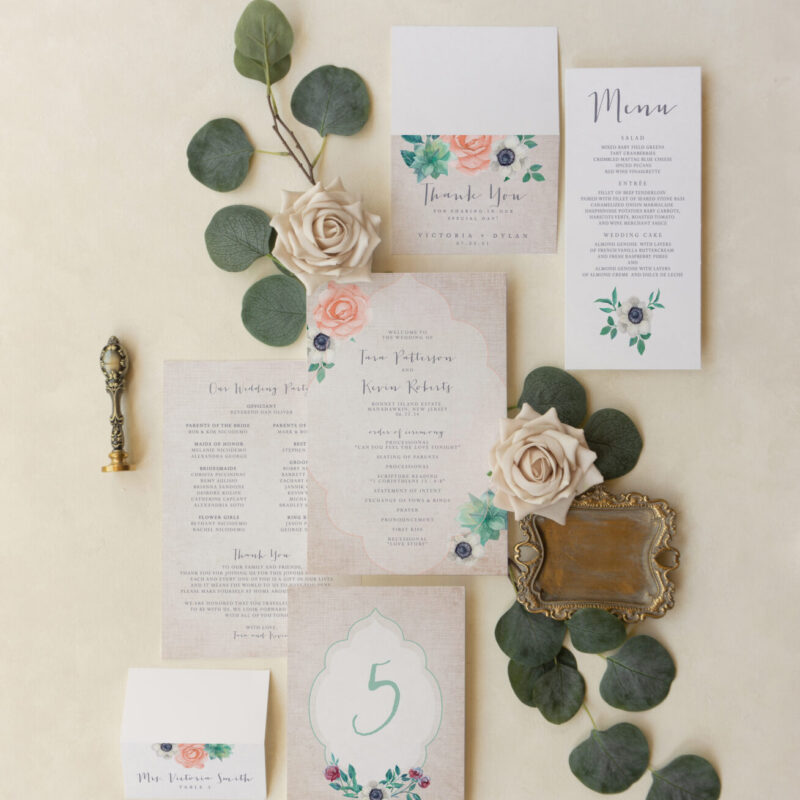 Wedding accessories - Bell Gardens design
