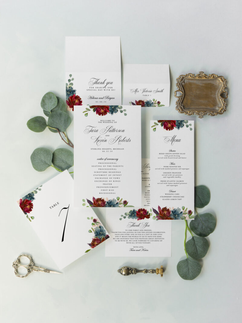 Wedding accessories - Berkeley design