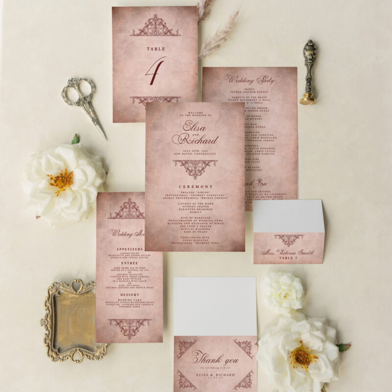 Wedding accessories - Dorchester design