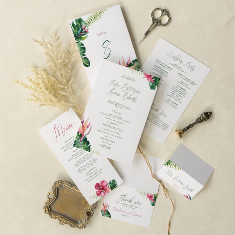 Wedding accessories - Kauai design