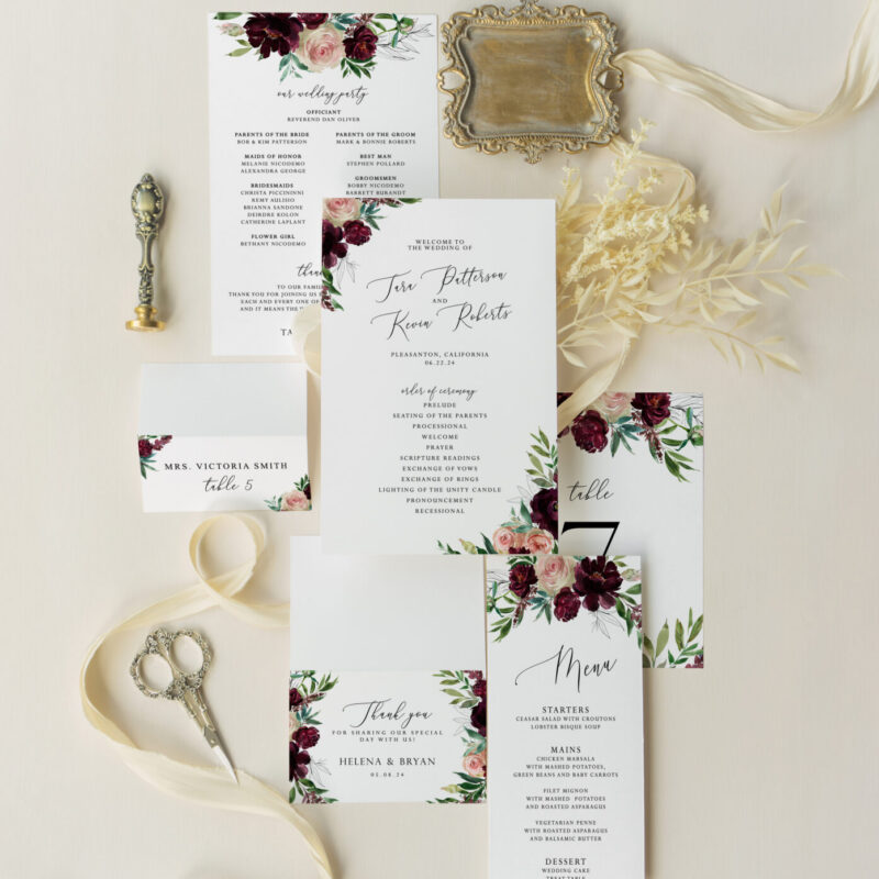 Wedding accessories - Killeen design