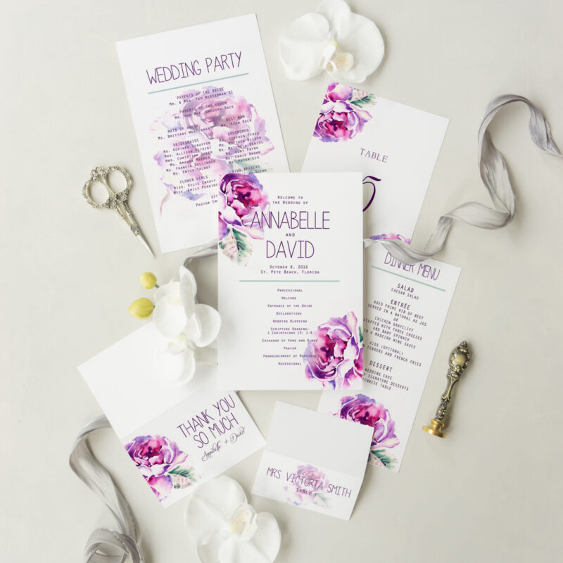 Wedding accessories - Panama design