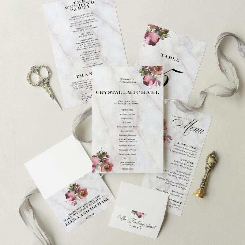 Wedding accessories - Paris design