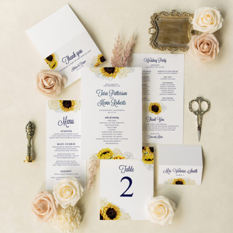 Wedding accessories - Savannah design