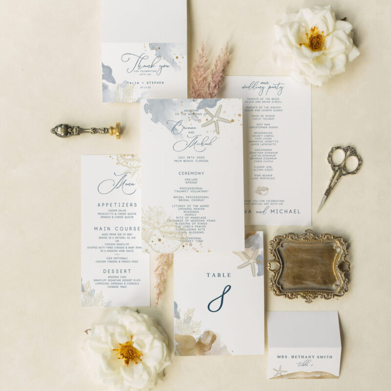 Wedding accessories - Seychelles design