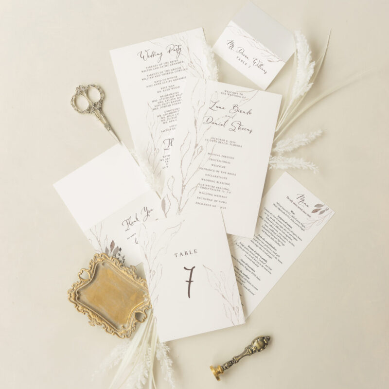 Wedding accessories - Sofia design