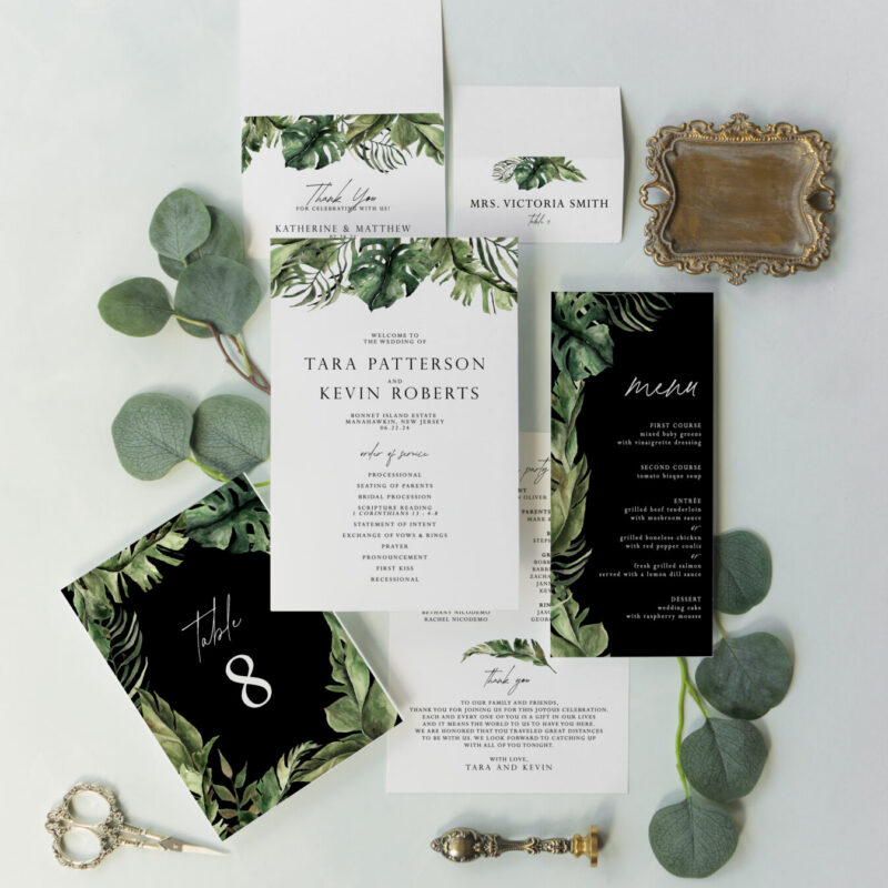 Wedding accessories - Tamarindo design