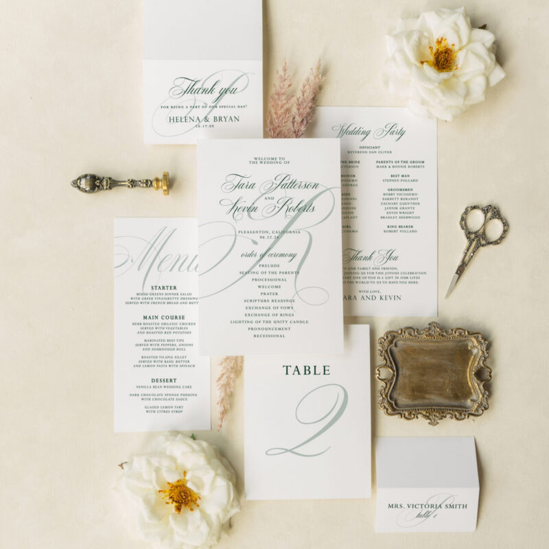 Wedding accessories - Tuscaloosa design