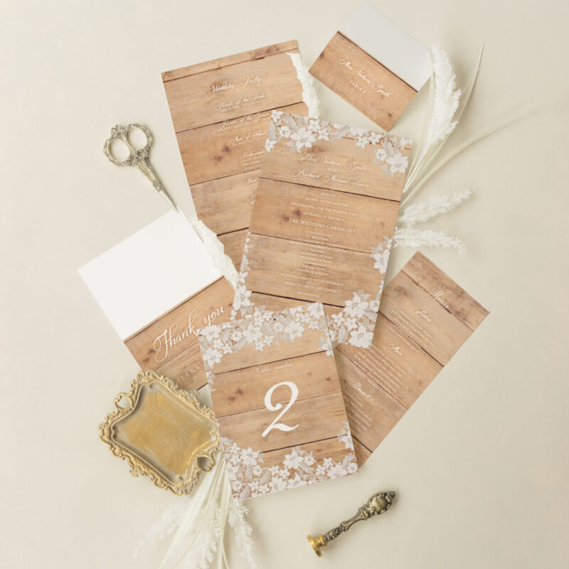 Wedding accessories - Washington design
