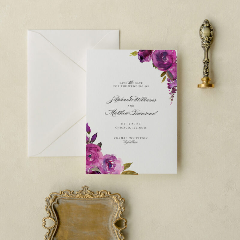 Save the date card - Belfast design