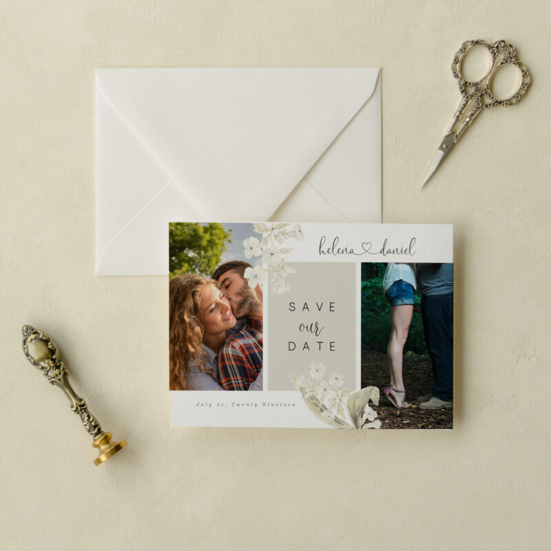 Save the date card - Chianti design